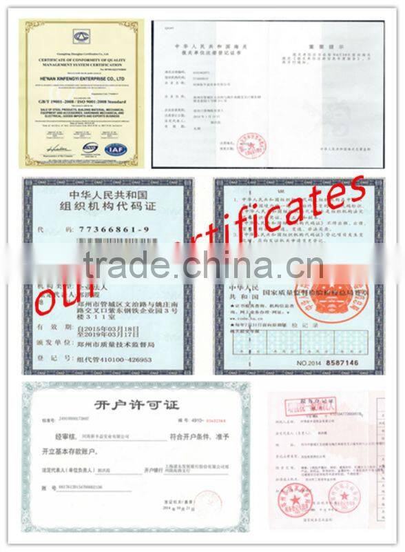 HRB 335/400/500 reinforcing steel rebar