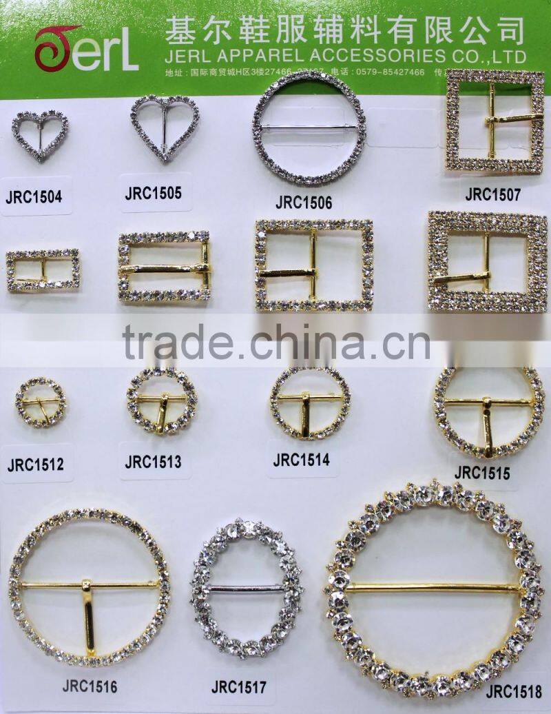 Hot sales Unique Designs Popular Crystal Decorative Belt Buckle with Rhinestone for Garment Accessory in Bulk