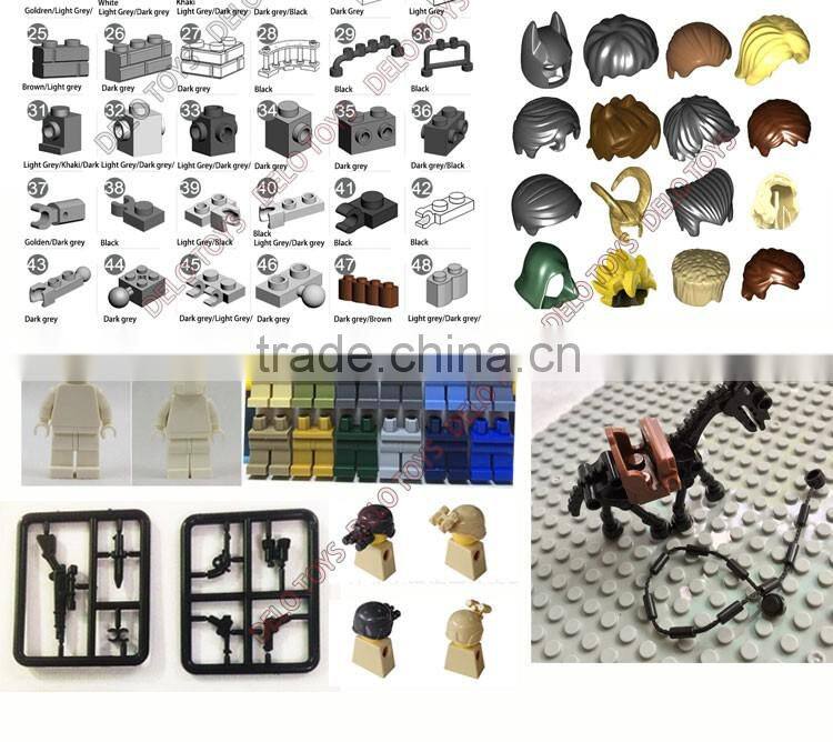 Plastic building blocks accessory OEM toys special blocks glowing in dark DE00058