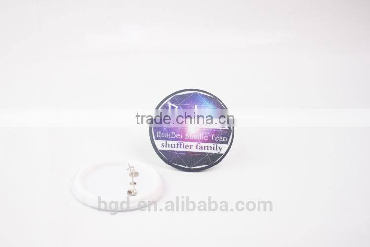 VOGRACE Starry Style Custom Button Badge With Safety Pin
