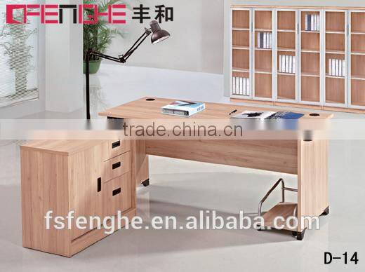 modern office secretary desk table, simple office desk, wooden office desk