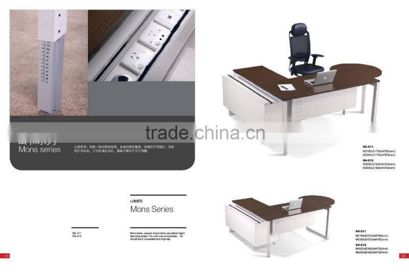wood office furniture latest design office table from China