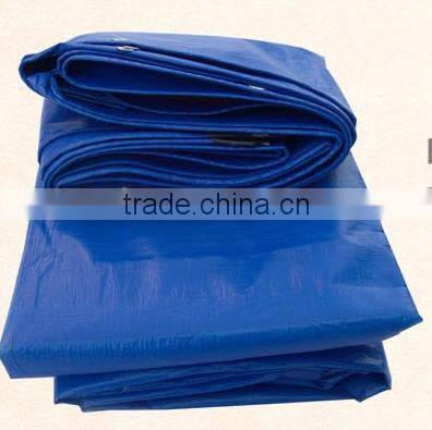12' X 16' Blue Tarp Multi-purpose Waterproof Poly Tarp Cover with Tent Shelter Camping Tarpaulin