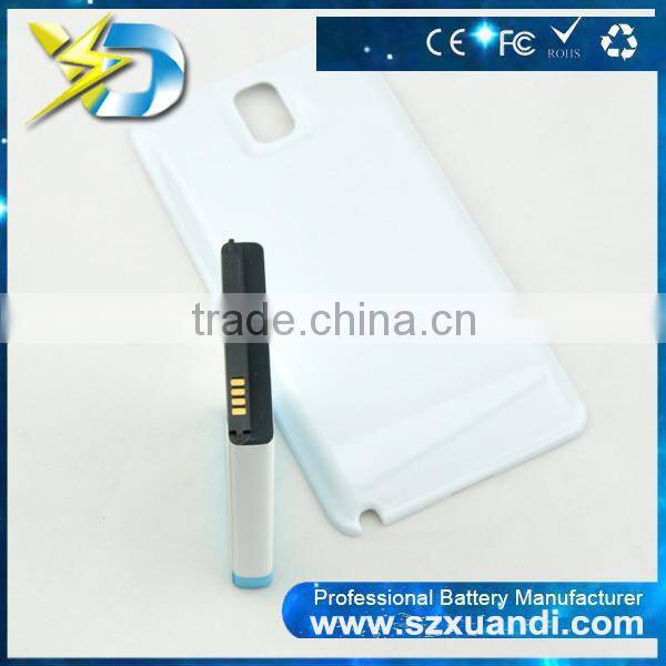 3.8V 7500mah Li-ion white label Battery for samsung n9000 with Back Cover