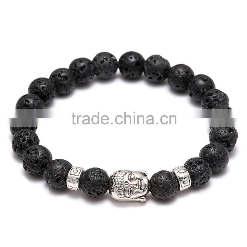 Fashion stainless steel religous jewelry silver jesus cross charm bracelet