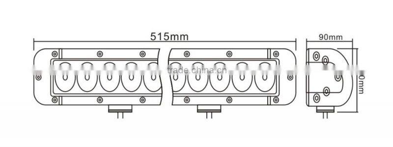 20inch 120watt C REE LED fog light/LED light bar for ATV SUV track