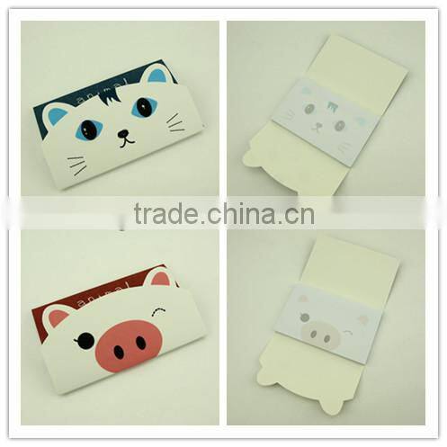 Writing paper PET sticky memo pad with holder