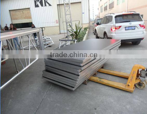 Outdoor event portable stage,modular stage, Concept stage,glass stage