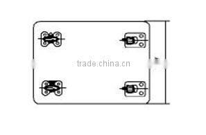 Chinese cheap Iron platform hand truck
