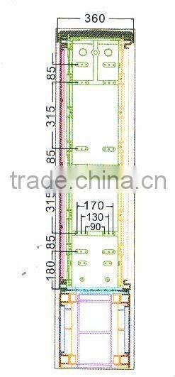 The 576 Core Single Sided(1550x1450x620) SMC Cable Transfer Box