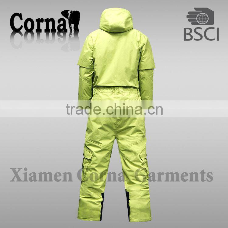 Unique design fashionable windproof ski suit one piece