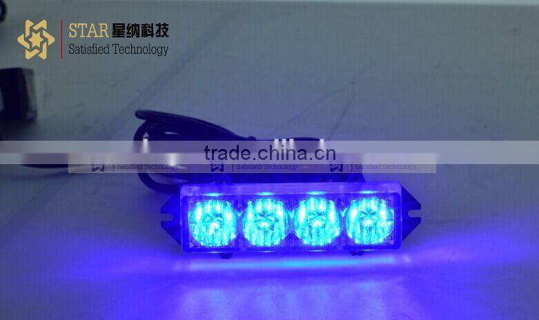 Blue emergency vehicle led Warning strobe car parts lights XN-4D