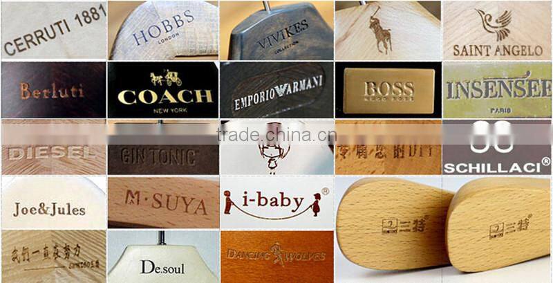 Custom wooden fashion hangers
