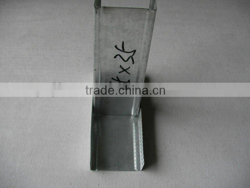 galvanized Accessory stud track ceiling wall partition
