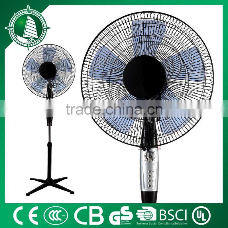 2016 Noiseless solar stand adjustable fan, DC adjustable fan made in china