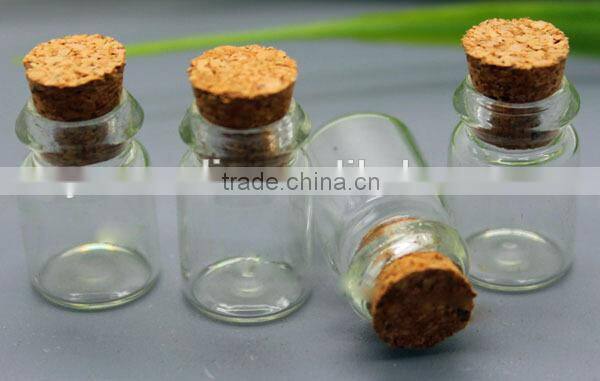 Mini 5/10/20/30/50ml bottle with cork, wishing bottle drift bottle glass floating bottle