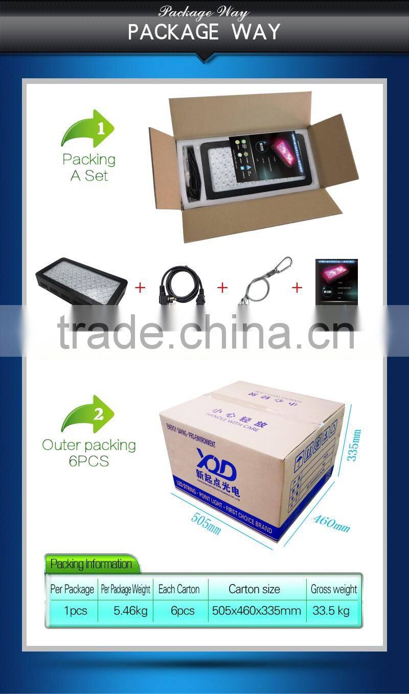 hot new selling full spectrum led grow lights smd3w chip 300w hydroponics led grow light indoor plants