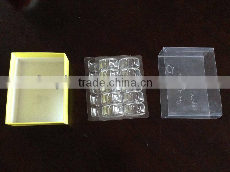 PET clear plastic macaron container