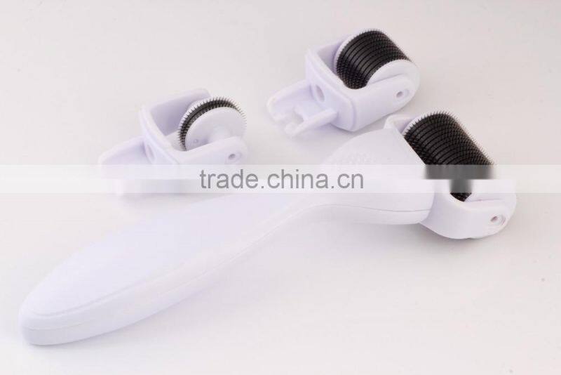CE Approval titanium derma rolling Manufacturer skin roller system 3 IN 1 derma roller