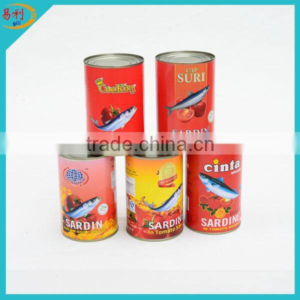 Chinese canned mackerel fish from fish factory
