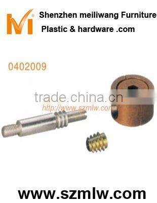 Zinc plated steel 3 in 1 furniture connector