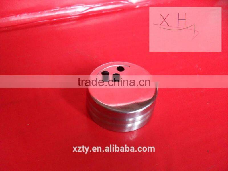 100 ML Square Glass Jar With Perforated Tin Cap For Salt