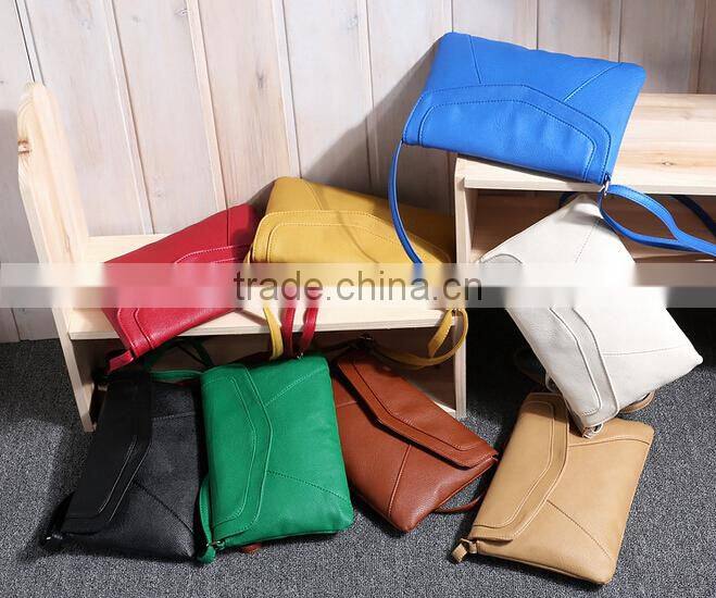 PU Leather Envelope Shoulder Crossbody Bag Clutch Bag