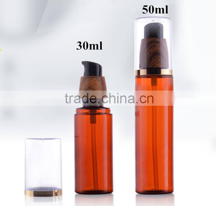 best selling 50ml pump plastic lotion bottle travelling packaging