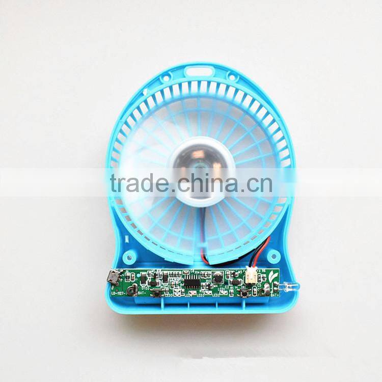 Factory wholsales Rechargeable Mini USB Fan With Battery