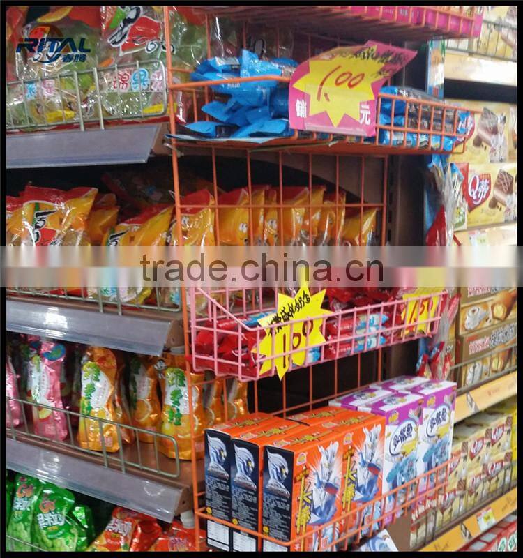 2015 Hot Sell Metal wire Material candy display rack