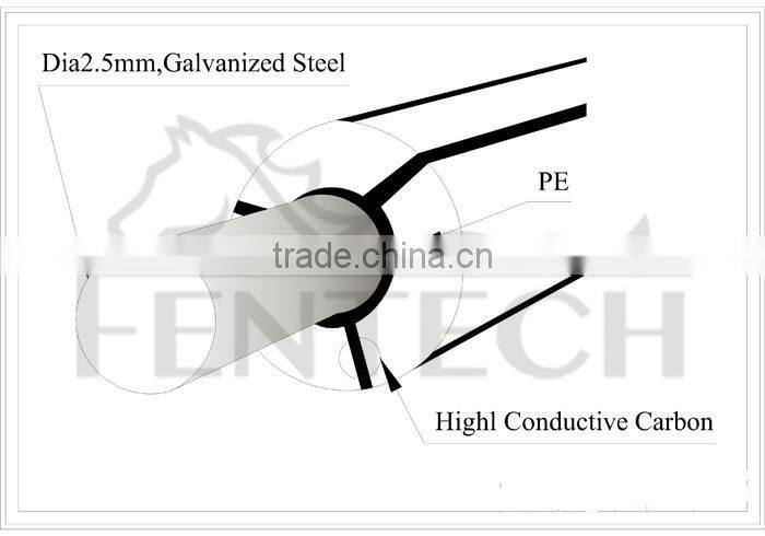 Hongrunzhongda widely used farm electric fence cable, security electric fence, electric wir