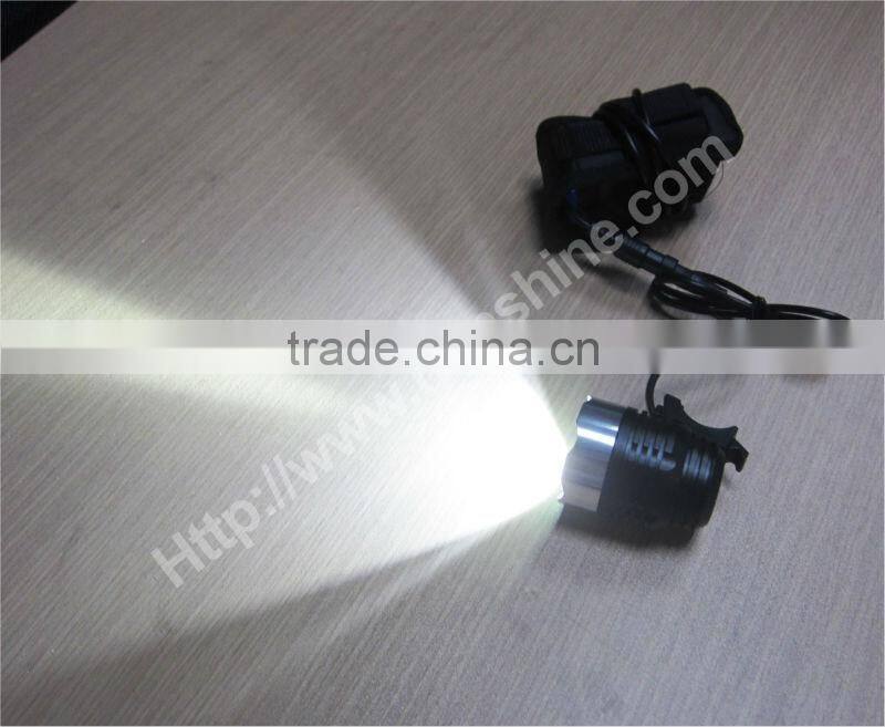 10w rechargeable led headlight ent with 900lm t6 led