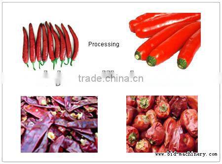 automatic dry chili stem cutting machine used for Indian chili