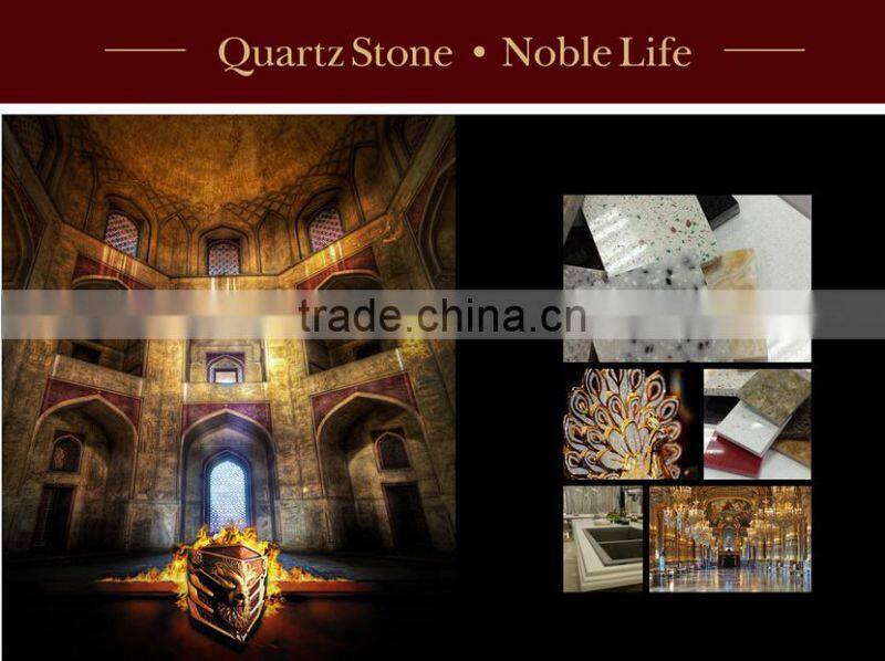 Polishing coffee brown quartz stone