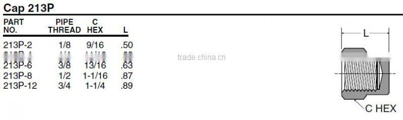 PF213 Cap,Pipe Fitting,Brass Fitting,Pneumatic valve