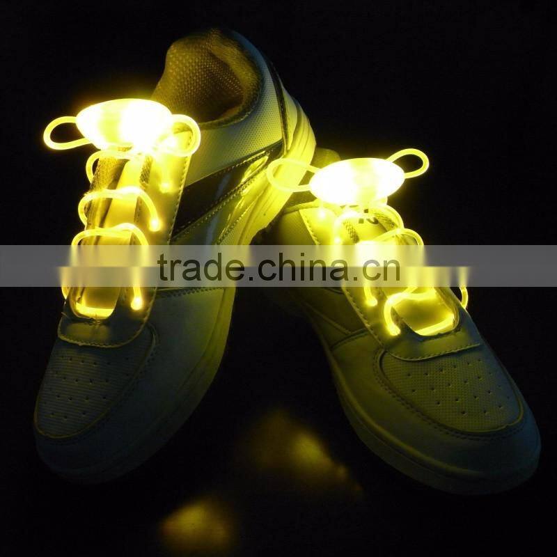 2016 New Arrival Light Up LED Shoelaces Fashion Flash Disco Party Glowing Night Sports Shoe Laces Shoe Strings Multicolors