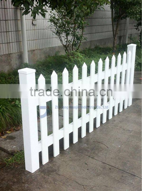 White Tan or Black Vinyl Fencing