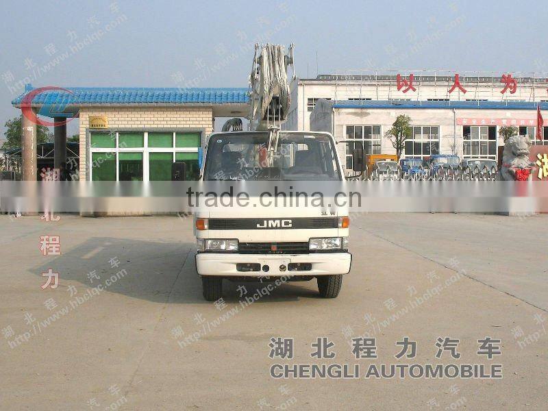 JMC 4*2 hydraulic lifting box truck sale