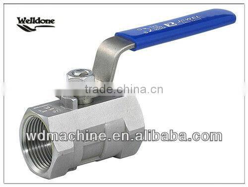 One Piece Ball Valve / Stainless Steel Ball Valve