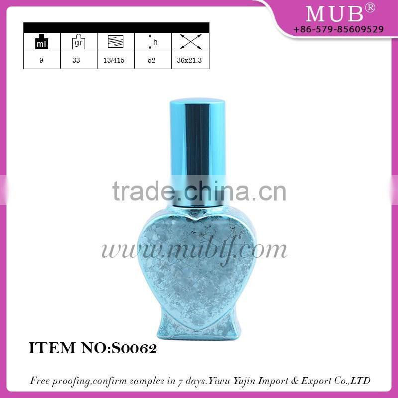 S0056 mini screw sprayer bottle glass bottle aluminum perfume bottle wholesale