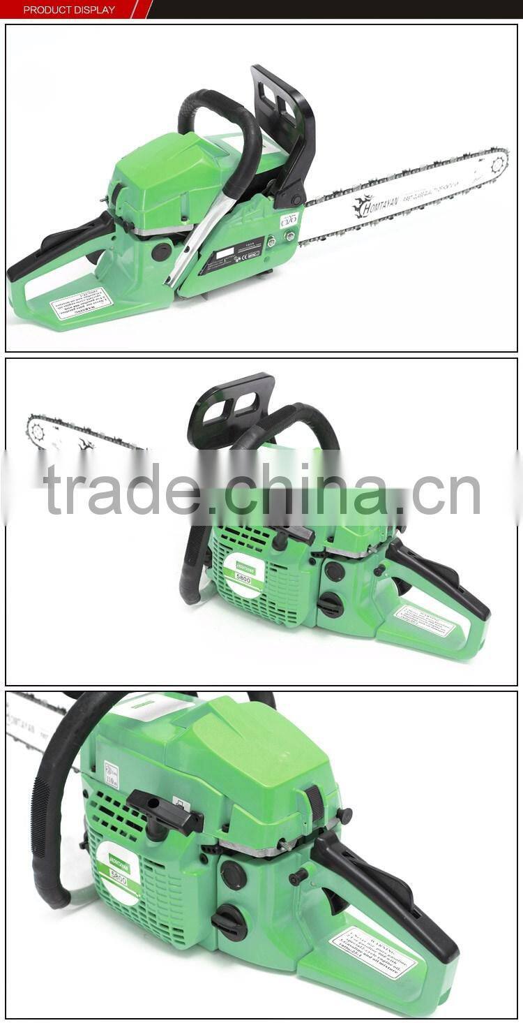 High performance 5800 58cc 80cm aluminum alloy chain saw gasoline