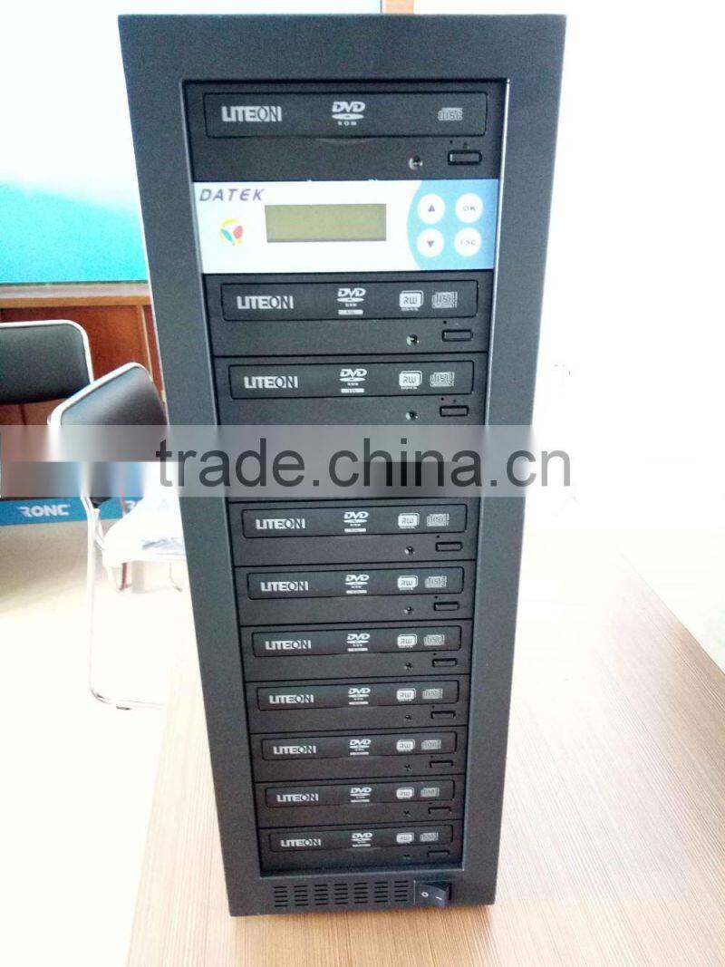 1 drawer with 10 trays cd dvd burner with or without controller