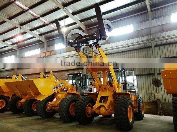 log fork forest machine wheel loader ZL50 JGM 755K gold mining machine