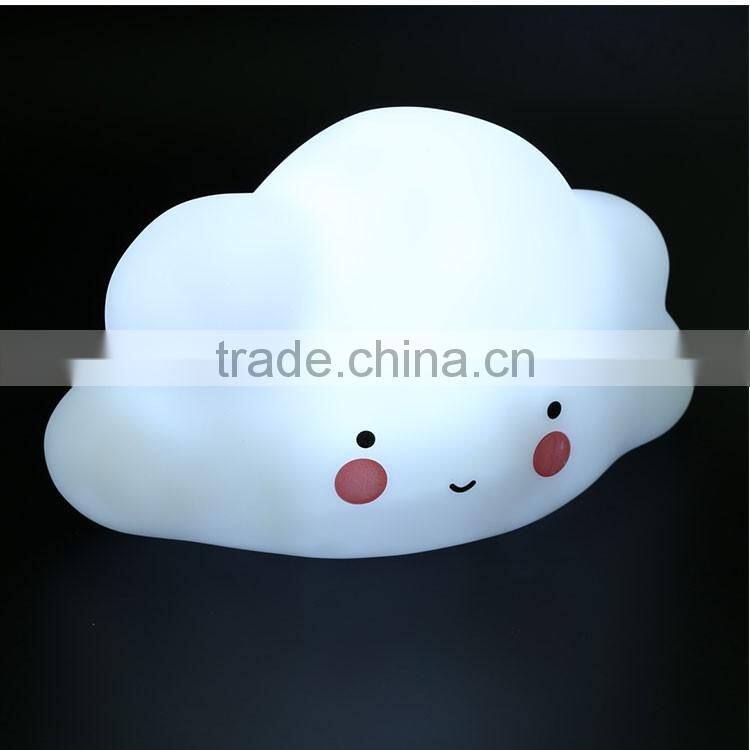 Christmas gift Childrens Baby kids Bedroom Nursery Mini decor decorative Cloud shape LED night light lamp
