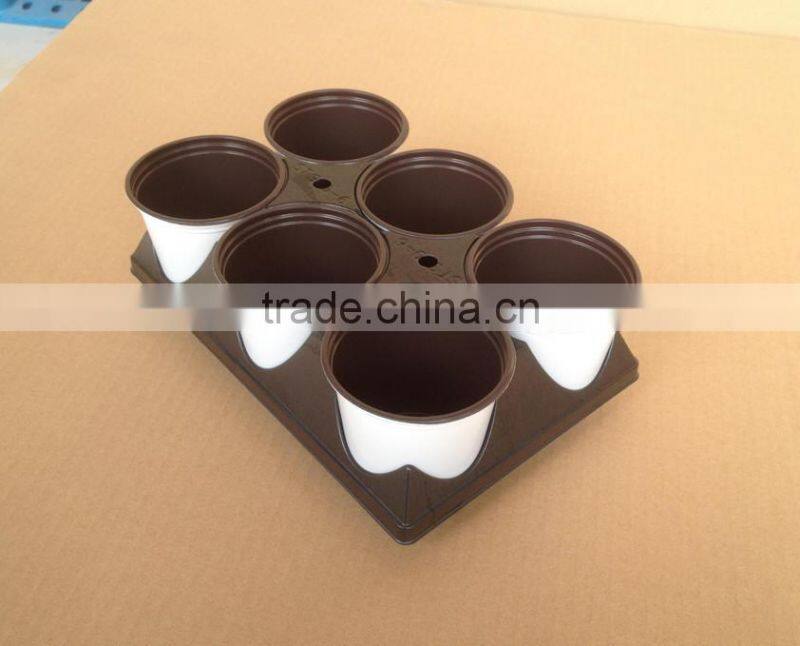 11.8 CM Pot Carrier for 6 Pots/Pots Type and PS Plastic Type Flower pot stand