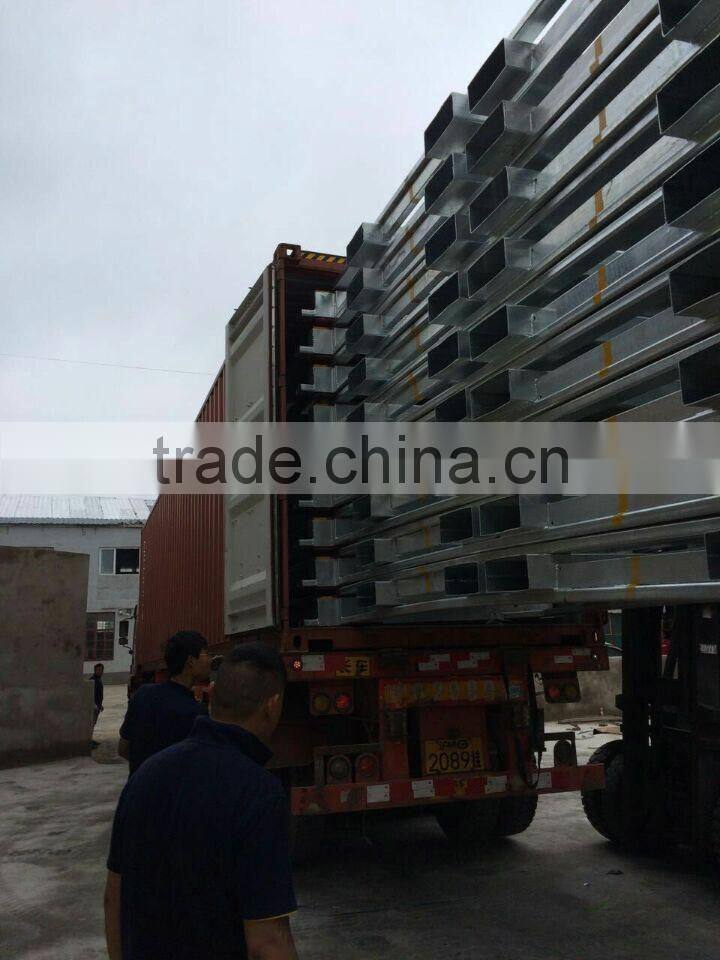 Steel transport Pallet billet with wood inside