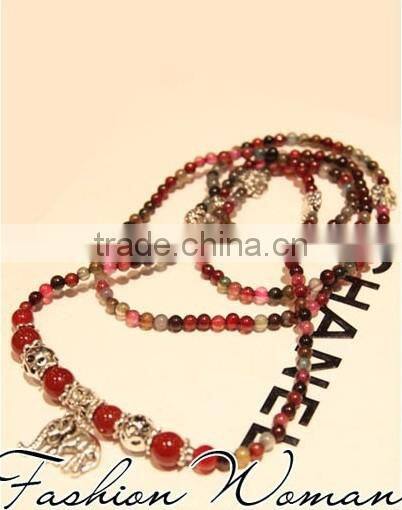 Natural red agate garnet bracelet