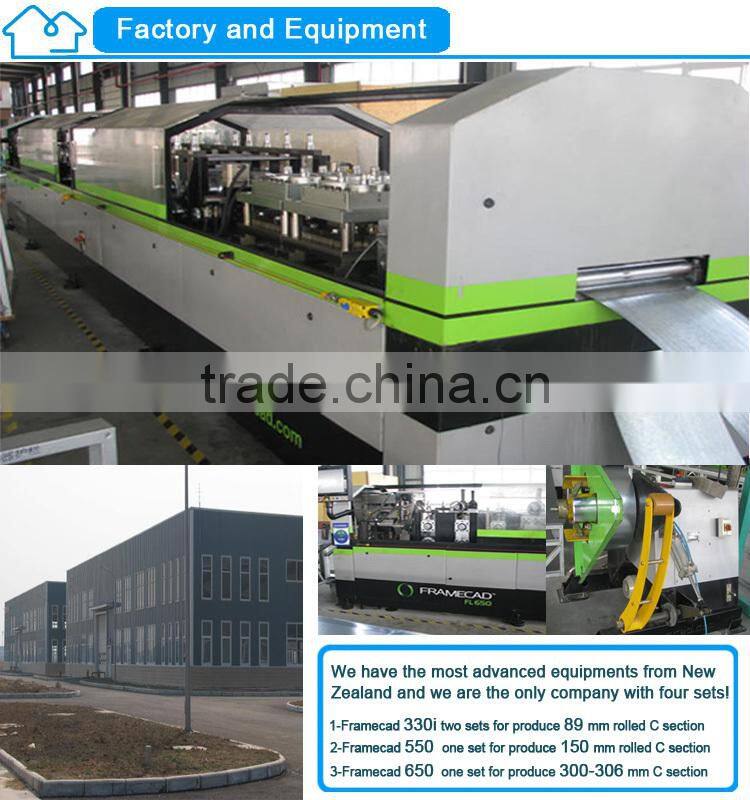 Turn Key Solution Cheap Multi-storey Light Gauge Prefabricated House