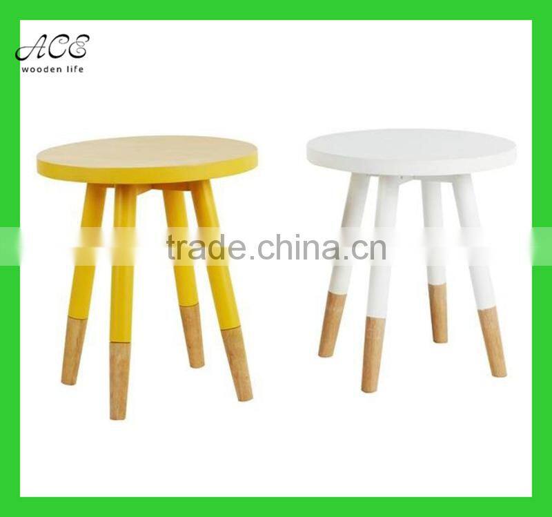 custom wooden stool/solid wood stool/custom color stool