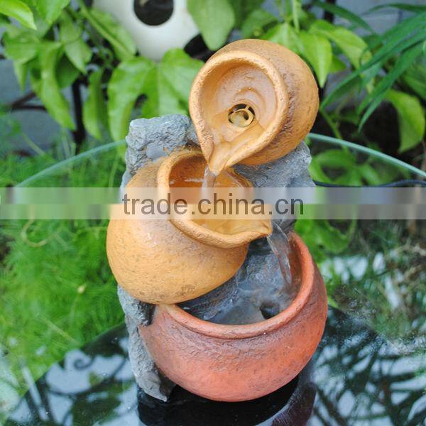 Resin Indoor Water Fountain Small Tabletop Fountain